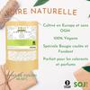 Soj - cire de soja végétale sans ogm, 3kg, e-book+30 mèches offertes! cire pour bougie, cire de soja pour bougie