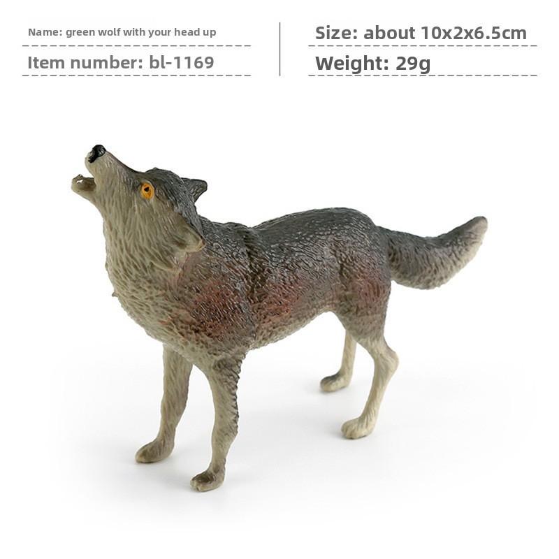 Фигурка животного Арктический волк Модель из ПВХ для коллекционеров и любителей природы