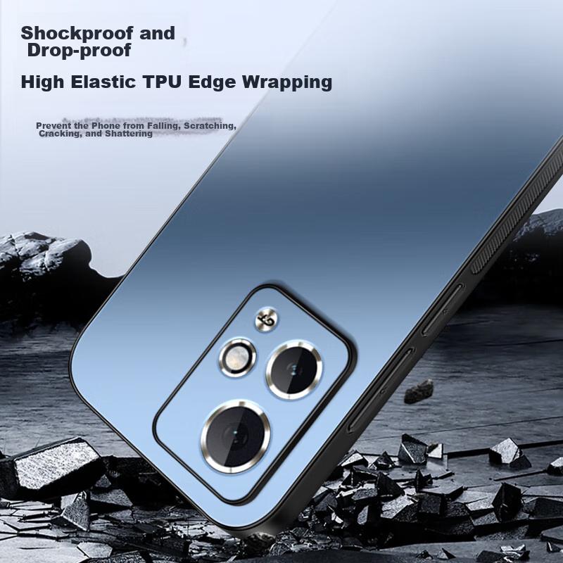 Honor 90GT Phone Case, AG Frosted Lens Full Protection, Real Machine Feel, Simple Solid Color, Light Luxury Style, Anti-Fingerprint,n, Lavender Gray