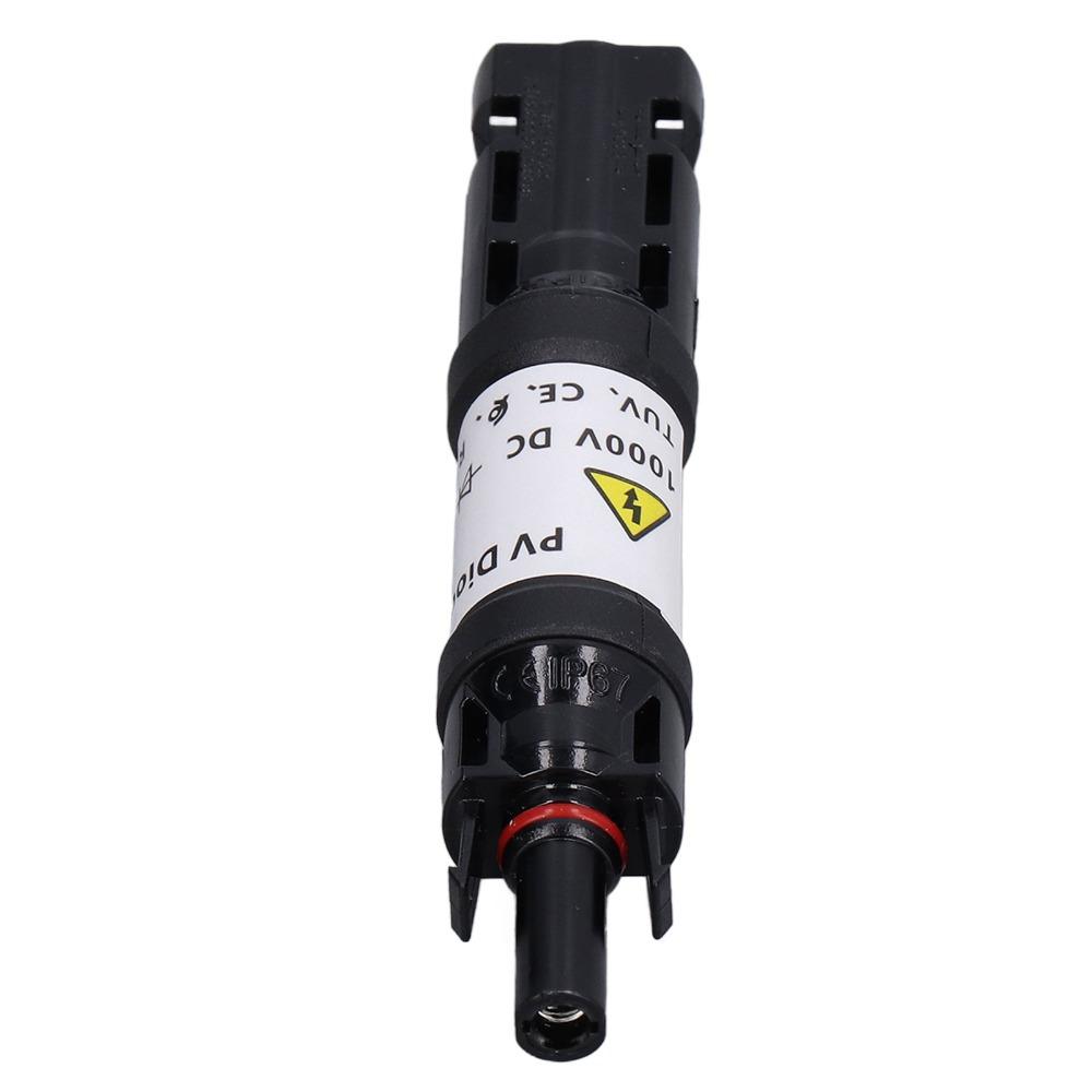 Самоблокирующаяся система Солнечный фотоэлектрический диодный разъем Фотоэлектрический разъем Установка солнечной панели