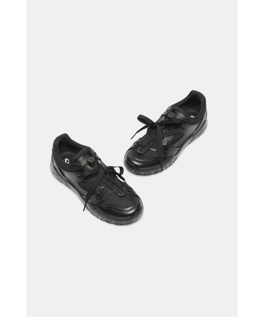 Suecomma Bonnie Flower Lace-Up Sneakers (Black)_Dg4Ds26020Blk