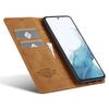 LC.IMEEKE Phone Case for Samsung Galaxy S23 FE,Microfiber Leather Stand Wallet Cover