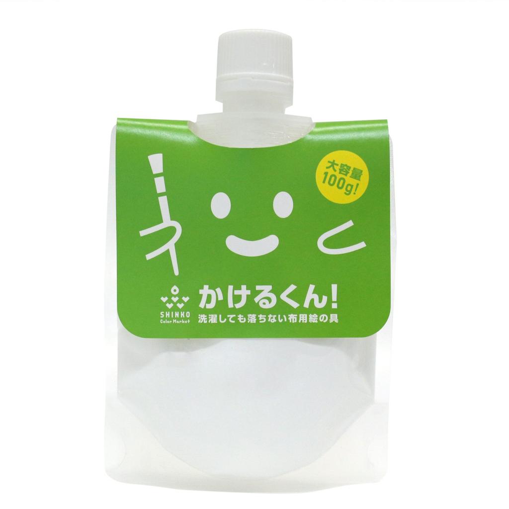 Kakerukun Fabric Perfect for Dark Also Great As a Base Coat for Vibrant Fluorescent [White] Paint! High-Hiding White, 100g. Fabrics! Colors.