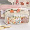 Storage Bag Detachable Pencil Case Large Capacity Stationery Storage Bag Ita Bag Pouch Girls