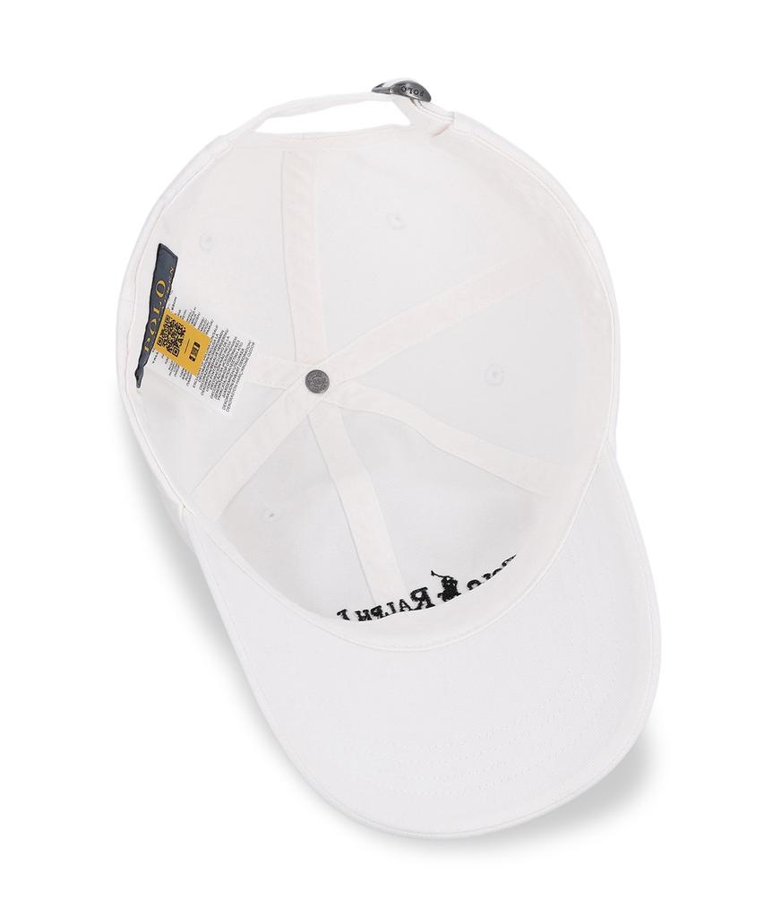 Кепка-бейсболка POLO RALPH LAUREN из хлопкового твила - Белая