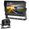 Tonowu AHD Back Camera Monitor Set Back Monitor Back Camera 24V 7 Inch IPS Monitor 2 Inputs Available Compatible with 12V To 36V Dustproof and