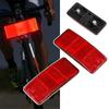 Rear Tail Light Warning Reflector Bicycle Accessories Bike Rack Reflector Bike Reflective Board
