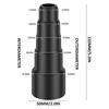2 Pcs Universal Vacuum Cleaner Adapter Kit 5-layer Hose Connector 23mm 30mm 34mm 42mm 50mm Reusable Brush Connector