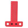 Aluminum Alloy Woodworking Scriber Ruler 100mm Length Precision Line Drawing Ruler  For Woodworking