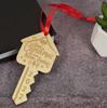 Darling Souvenir MADE WITH LOVE Home Sweet Home Персонализированное деревянное украшение Подарок на новоселье Украшение на рождественскую елку Упаковка