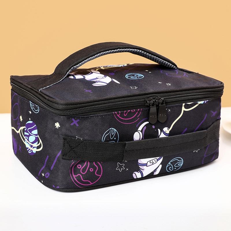 Детские сумки для обеда для школы, пикника, мультфильма, для детей и взрослых, сумка Bento, сумка из алюминиевой фольги, термоизоляционный пакет со льдом, портативный