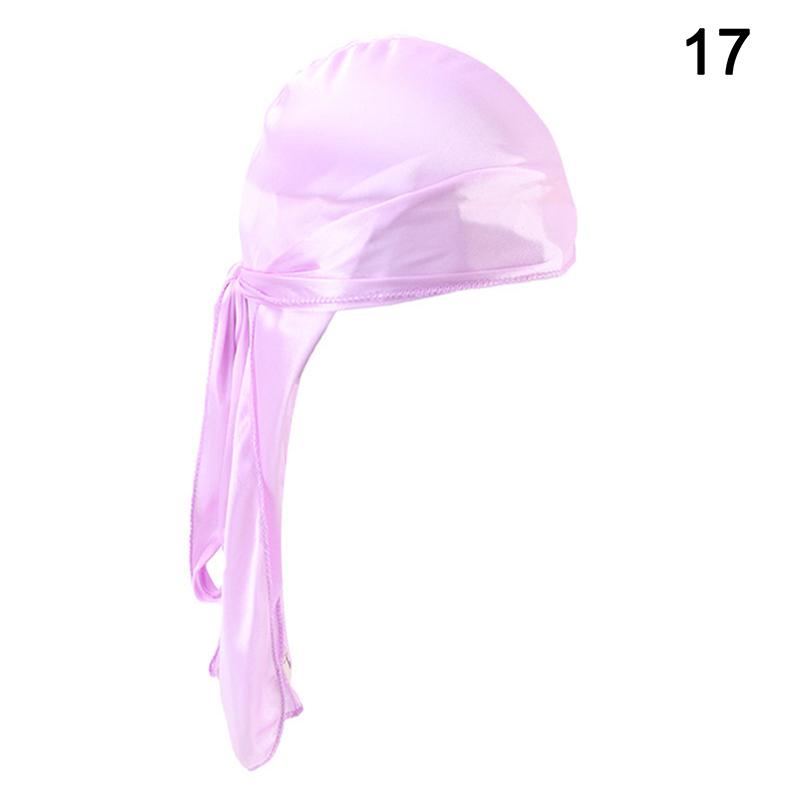 Unisex Men Women Bandana Durag Headwear Headwear Silk Pirate Cap Wrap Hats