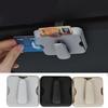 Universal Car Visor Sunglasses Holder Card Inserter Storage Multi-function Auto Eyeglass Bill Clip Organizer