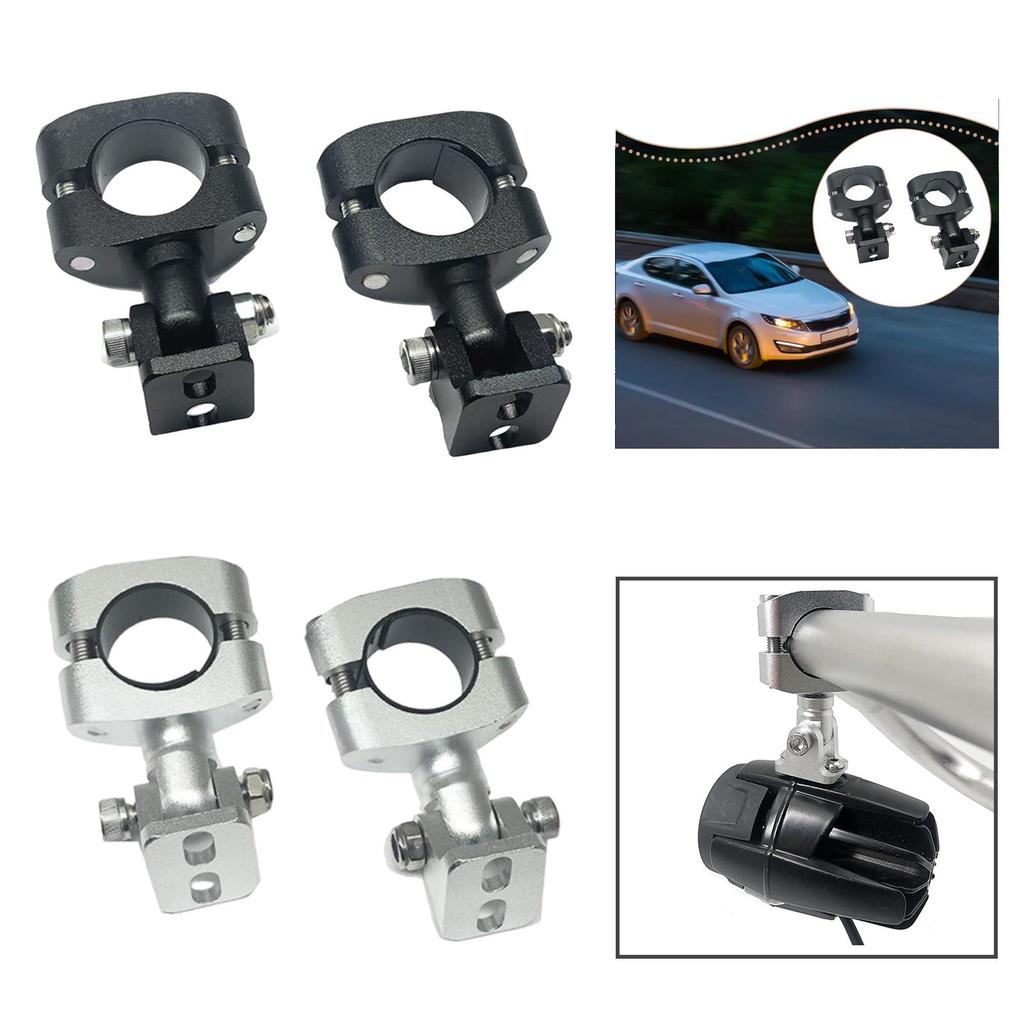 2Pcs Swivel Auxiliary Light Bracket Fits 22mm-25mm Bar for R1200GS /Adv 2014-2019 Simple Assembly Accessories Spare Parts
