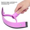 Rubber Riding Grooming Tool Plastic Handle Handheld Sweat Scraper Horse Sweat Scraper  Farm Use