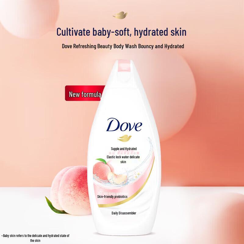 Dove White Peach Hydrating Shower Gel