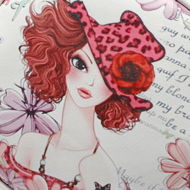 2024 Summer Women's Small Round Shoulder Bag Sweet Ladies Casual Circular Messenger Bags for Women Crossbody Bag