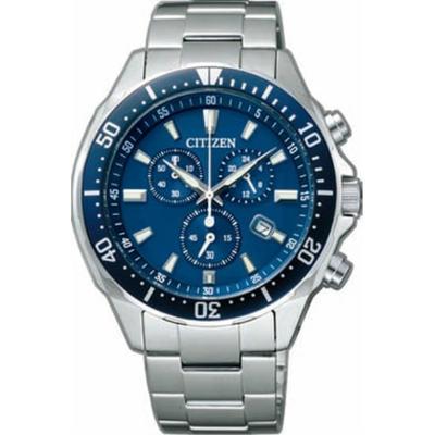 Мужской VO10-6772F ( Часы OXY Eco-Drive Chronograph Diver Design) Круглые часы, серебро