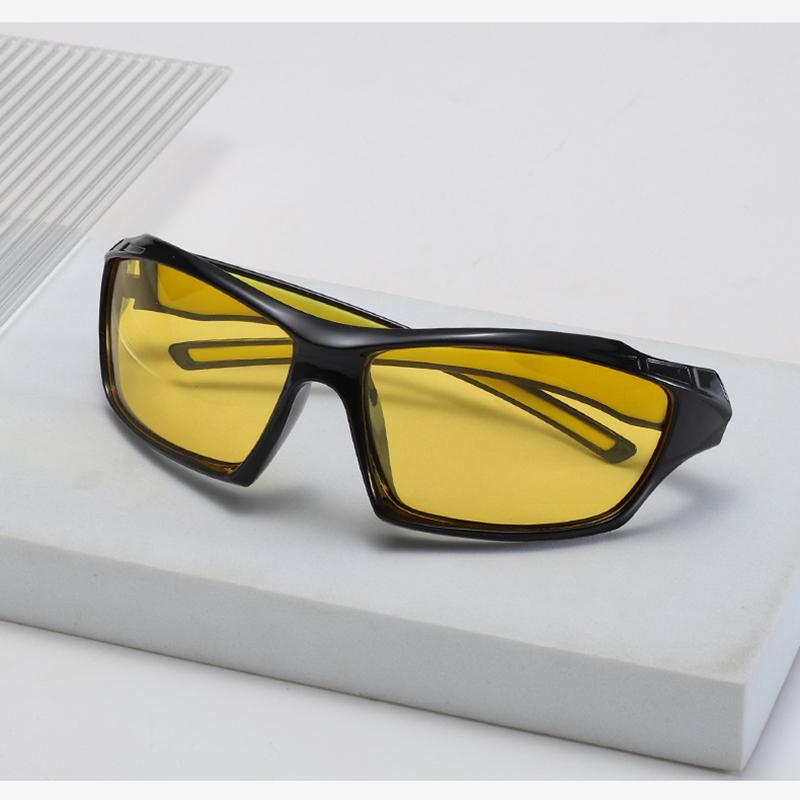 New Sport Polarized Sunglasses Men Cycling Outdoor Sunshade Eyewear Male Women Sunglasses Yellow Night Vision Eyewear Uv400