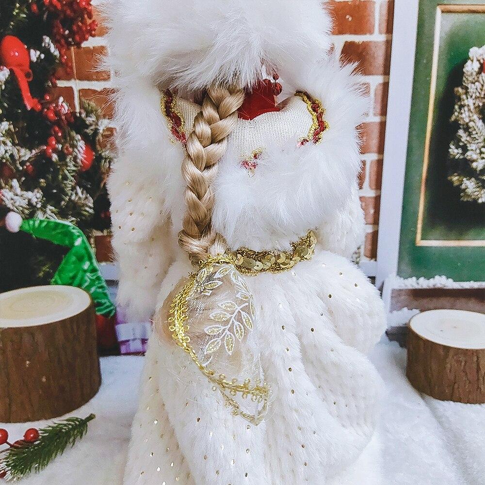 Рождественские электрические куклы Снегурочки для пожилых людей, детские игрушки для пения и танцев, подарок для детей, куклы Санта-Клауса, фигурки, безделушки