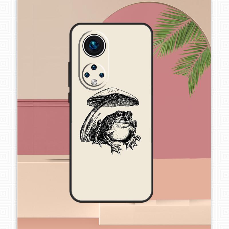 Коттеджкор Магический Гриб Лягушка Луна Чехол Для Honor Magic 7 Lite 5 6 8 Pro Honor 200 400 X9c X9b X9a X8b X8a X8c 50 70 90 Обложка