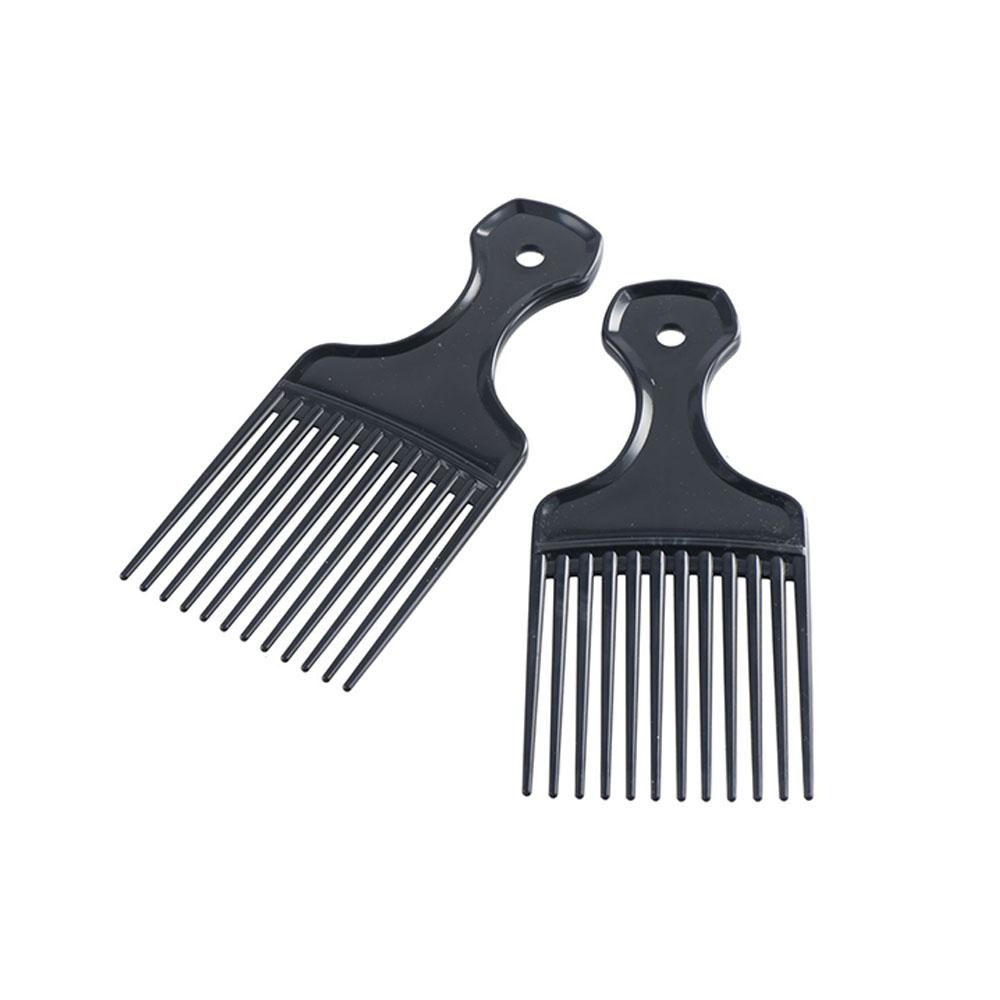 Черная Вилка Расческа для Волос С Широкими Зубьями Гребень Инструменты для Укладки Волос Вставляемые Расчески Салон