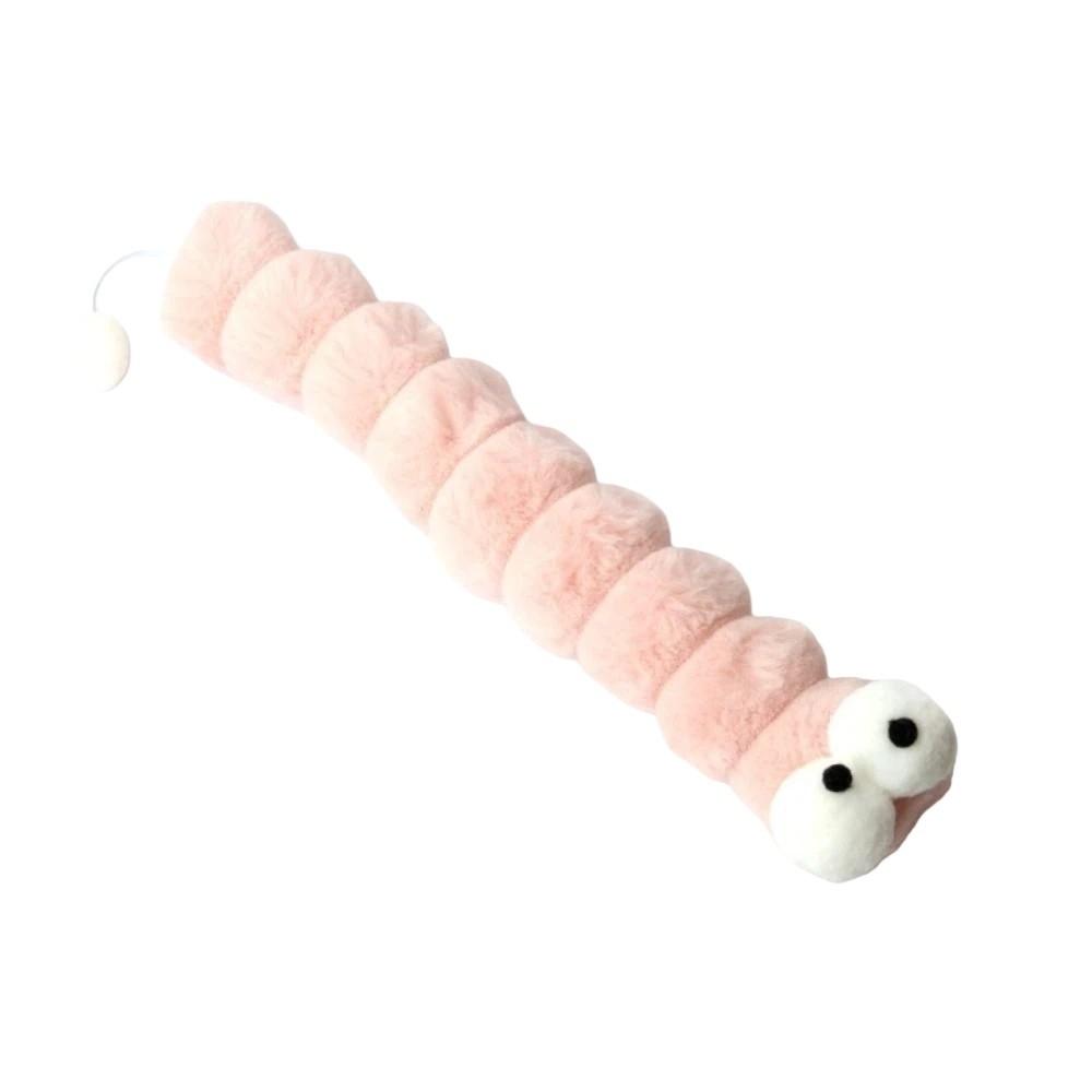 Caterpillar Design Interactive Cat Chew Toys Self-entertainment Soft Cat Kick Toy Durable Relieve Boredom Catnip Toy