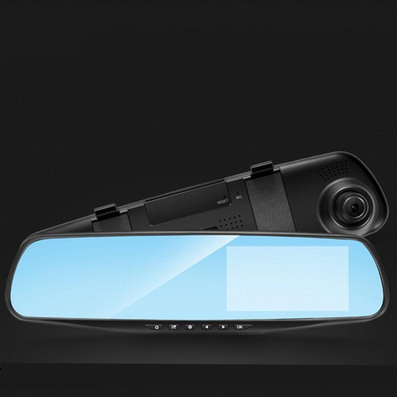 4.3/2.8-дюймовый 1080P DVR Автомобильный зеркальный видеорегистратор с двумя объективами для вождения, двойная запись, электронный аксессуар, видеорегистратор