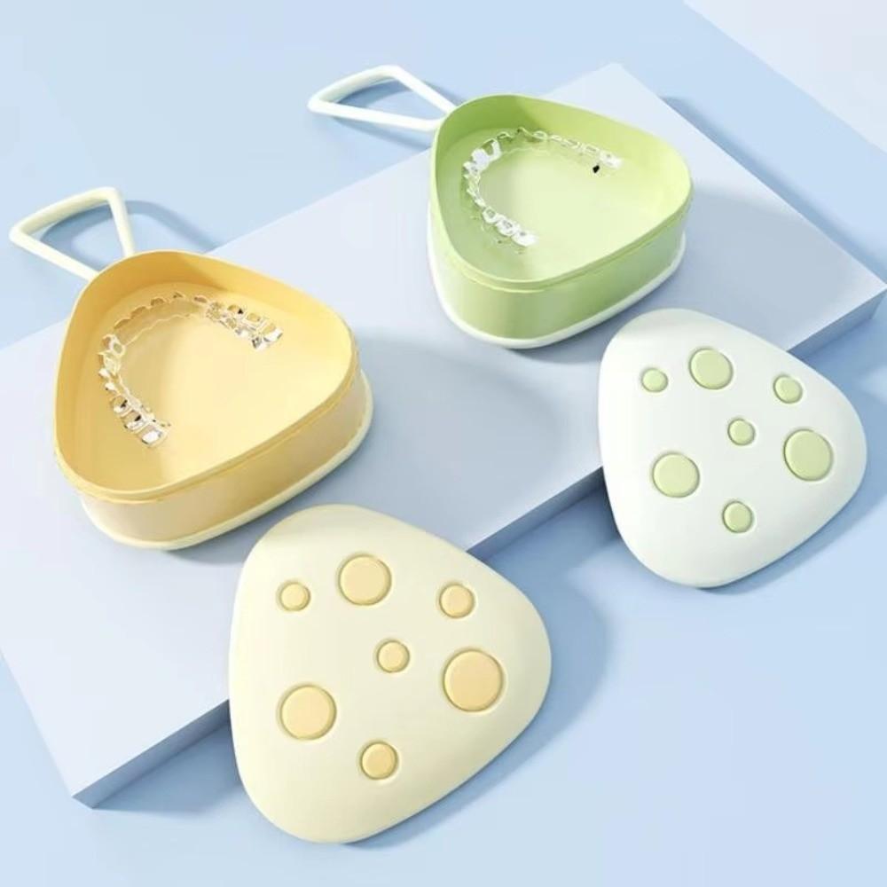 Double Layer Braces Storage Box Portable Orthodontic Retainer Organizer Mouthguard Organizer Box