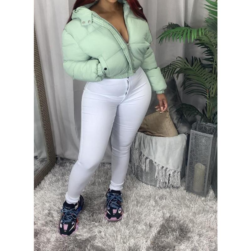 Европейская и американская женская одежда, модные осенне-зимние новые куртки с хлопковой подкладкой, одежда с капюшоном