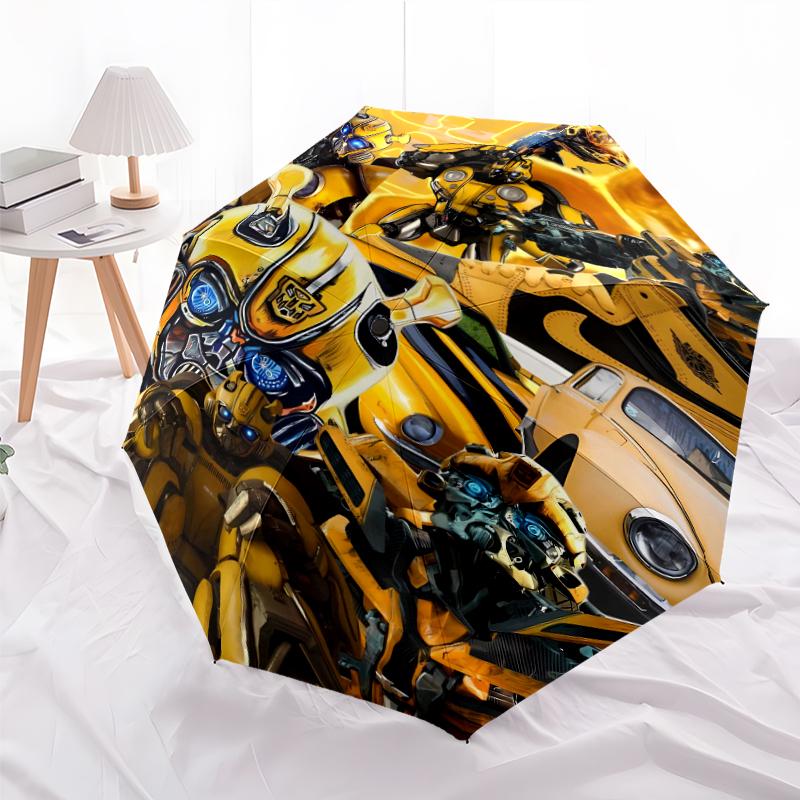 1pc Bumblebee3 Umbrella, Sun Protection, And UV Shielding. It Has Eight Sturdy Ribs for Outdoor Use And Perfect Gift
