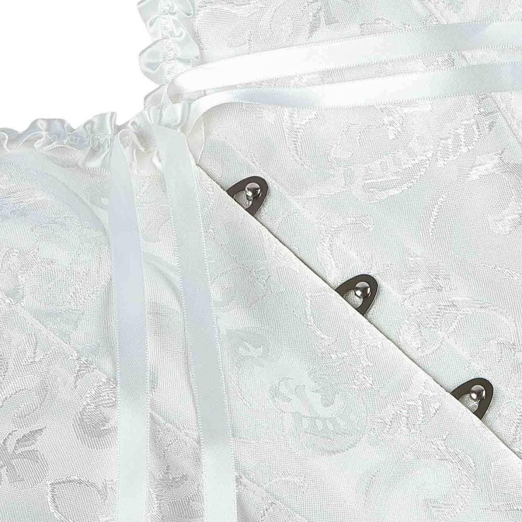 Элегантный боди-корсет европейского стиля: Сексуальный корсет-утяжка и моделирующий боди с жаккардовым узором.