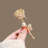 Fashion Corsage Inlaid Rhinestone Gold Rose Brooches Women Luxury Accessories Metal Brooch Pins Jewelry Wedding Gifts Anti-slip Clothing Decoration