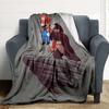 1pc Mario Demon Flannel Blanket, Soft Skin Friendly with Digital Printing, Various Sizes Available for Family, Friends, Birthday