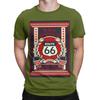 Route 66 Classic Funny Graphic 100 Cotton Tshirt Route 66 Tops Tees For Unisex