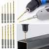 High Quality 1.5mm-10.0mm 1/4 Hex Shank High Speed Hexagonal Handle Twist Drill Drill Bit Set