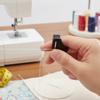 12PCS Plastic Thimble Thread Cutter Ring Sharp cutter Finger Ring cutter  Hand Sewing