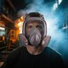 Противогаз Аэрозольная краска Химические пестициды Противогаз Большая маска Широкое поле зрения Защита от пыли Противогаз