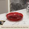 High-Value Transparent PET Fruit Plate for Living Room Snacks