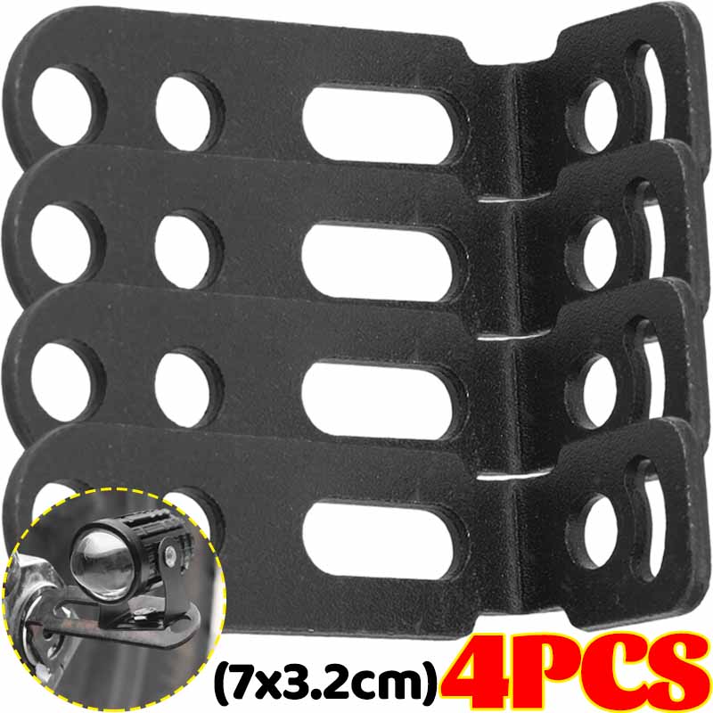 Motorcycle Auxiliary Light Bracket Mount Clamp Holder Carbon Steel Fog Lamp Support Stand for Electric Bike Scooter Accessories