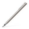 Faber-Castell Перьевая ручка EF Neo Slim Серебристый матовый 342102 Двойного назначения, официально импортирована