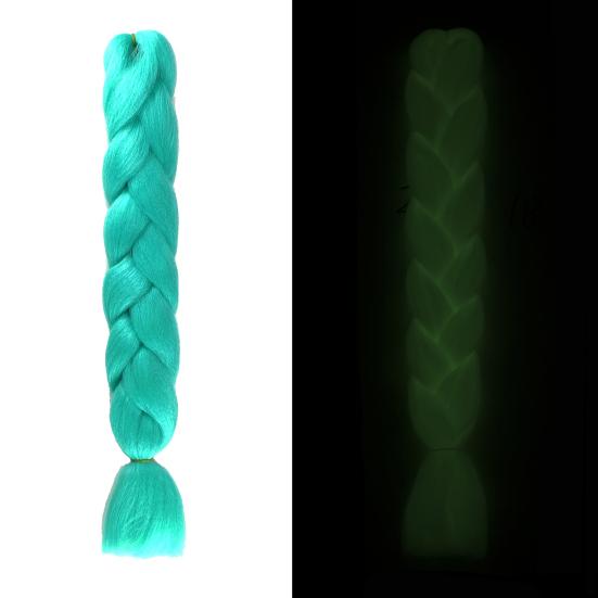 Luminous Braid Realistic Shining In The Smooth Glowing Anti-slip Long Dark Decorative Role-playing Prop Synthetic Jumbo Dirty