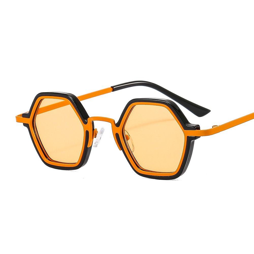 Солнцезащитные очки UV400 с небольшой многоугольной защитой, унисекс, для вождения, панк-тени для женщин и мужчин