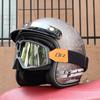 Мотоциклетный шлем Ретро Винтажный шлем лицо Ретро 3/4 шлем casco moto Capacete Винтажный шлем мотоциклетный мотокросс ORZ