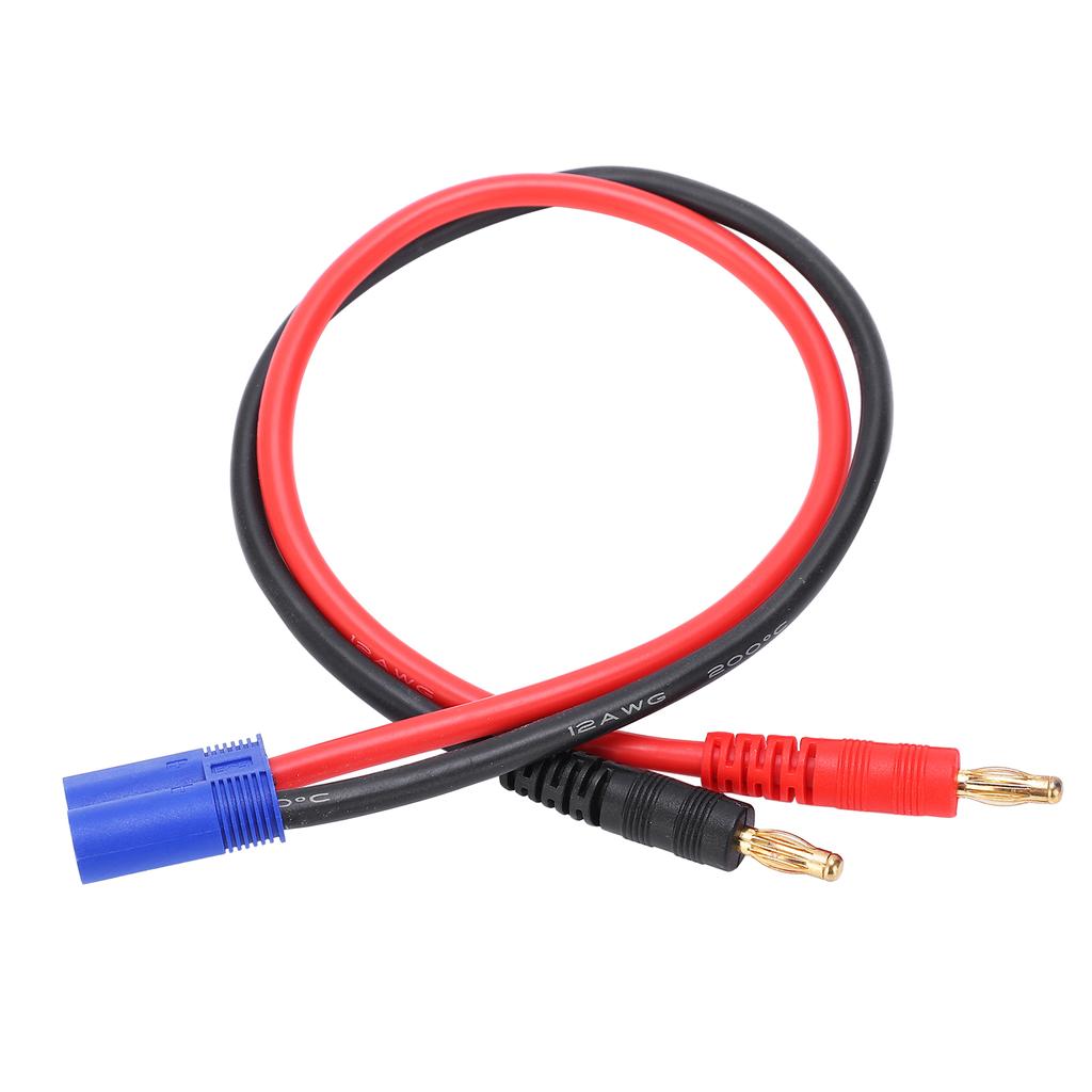 Головка типа «банан» 4,0 мм к разъему EC5, силиконовый провод 12AWG, 36,3 см для зарядного устройства B6 Lipo