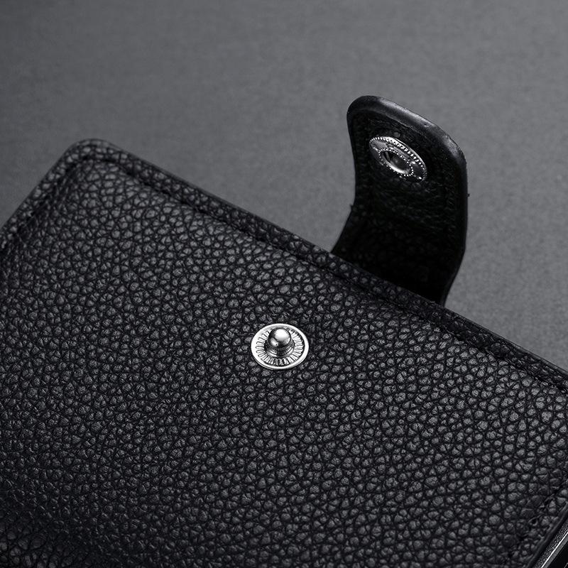 2025 мужской кожаный тонкий зажим для денег с передним карманом, тонкий новый держатель для кредитных карт, визитницы, Cardpackage