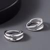 Jewelry Hollow Women Round Chain Ear Studs Female Earrings Korean Style Earrings Men Hoop Earrings