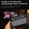 Мини-клавиатура RGB, клавиатура Bluetooth 5.0, беспроводная клавиатура 2.4G, двухрежимная перезаряжаемая клавиатура с сенсорной панелью для Android TV Box