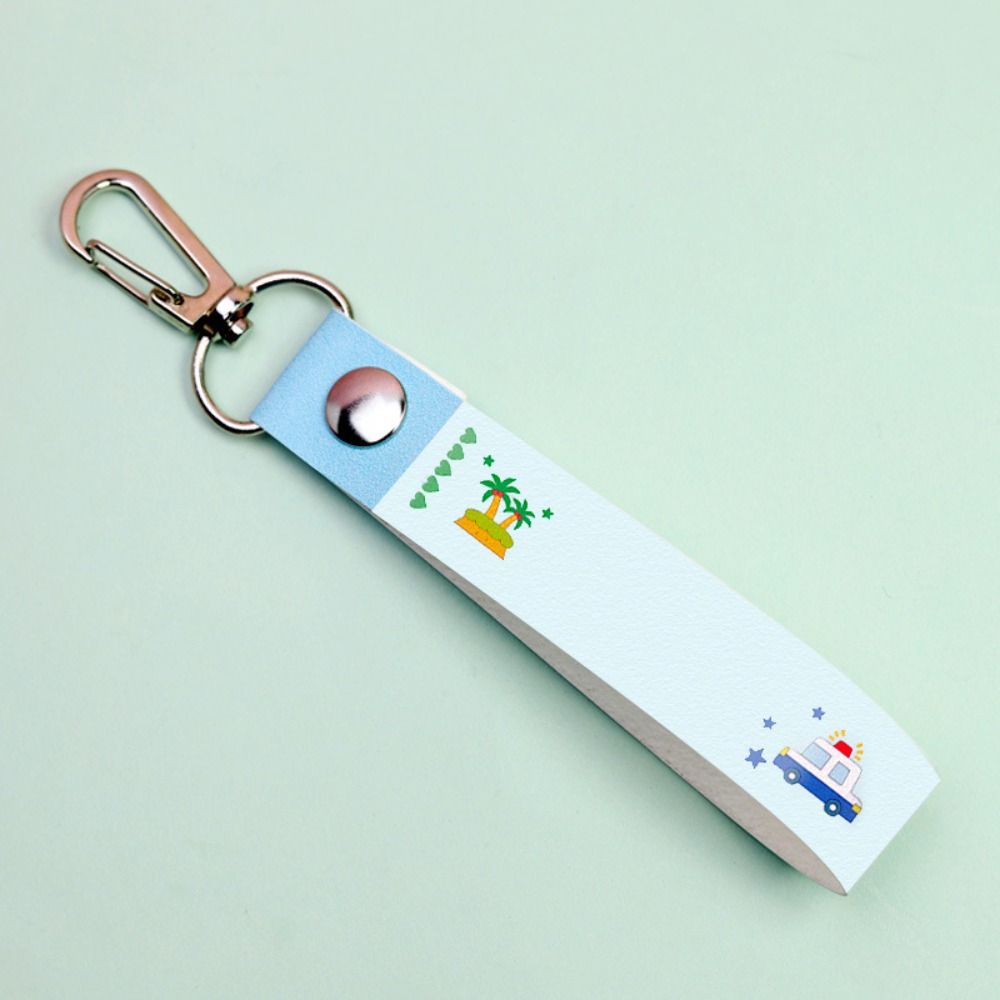 Imitation Leather Name Badge Cartoon Child ID Tags Daycare Labels Name Tag  Backpack