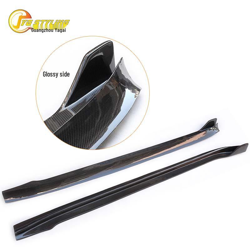 Carbon Fiber Body Kit for Tesla Model 3/Y: Front/Rear Lip & Side Skirt Mod
